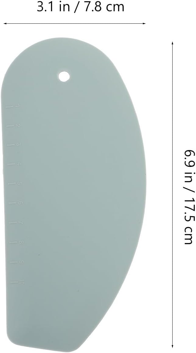 Silicone Dough Scraper Set 3pcs for Cutting and Scraping