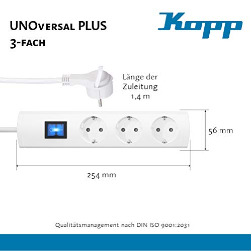 3 Fach Steckdose mit Überspannungsschutz Mehrfachsteckdose 4 USB | Steckdosenleiste mit Überlastschalter, 1,5 M Kabel und Wandmontage – für Zuhause 3 Fach Steckdose mit Überspannungsschutz Mehrfachsteckdose 4 USB | Steckdosenleiste mit Überlastschalter, 1,5 M Kabel und Wandmontage – für Zuhause