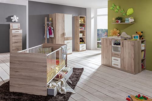 möbelando Babyzimmer Babymöbel Kinderzimmereinrichtung Komplett Set...