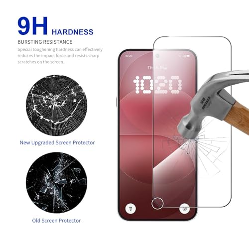 Image of FabeKee /Tempered Glass Screen Protector Compatible for Nothing Phone (4a) Pro | Front And Back Screen Guard With camera lens protector