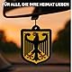 2er Set Auto Duftbaum Deutschland – Autoduft & Lufterfrischer Rückspiegel – Sandelholz Fruchtiger Duft – Bundesadler Design – Auto Duftanhänger gegen Gerüche