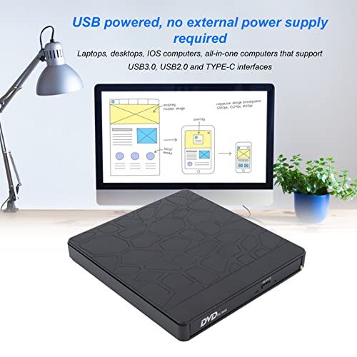 Lecteur CD DVD externe multifonction USB 3.0 Type C ordinateur portable - 2