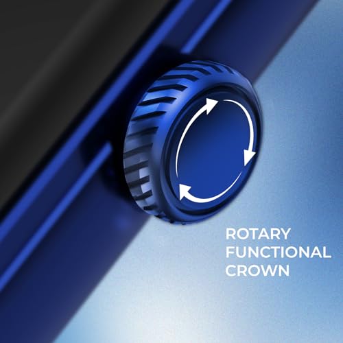 Image of beatXP Nexus 1.78 Super AMOLED Display Bluetooth Calling Smart Watch, Metal Body, Rotary Crown, 368 * 448px, 1000 Nits, 60Hz Refresh Rate, 100+ Sports Modes, 24 /7 Health Tracking, IP68 (Persian Blue)