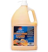 Force 5 Citrus Hand Cleaner With Fine Pumice. Orange Pumice Lotion Hand Cleaners, Citrus, Bottle ...