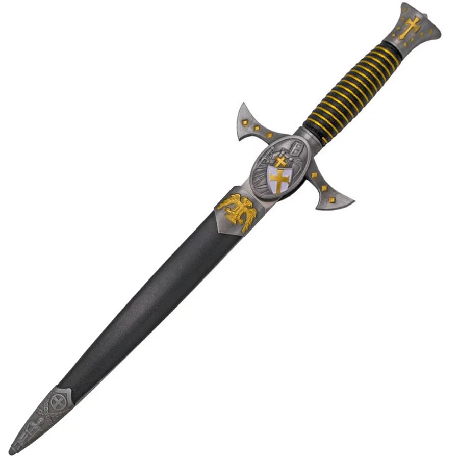 Ya en mundofriki.es: ECOMMUR Daga Templaria S0298 | Daga histórica de coleccionista + Vaina. Colección de artículos Antiguos.