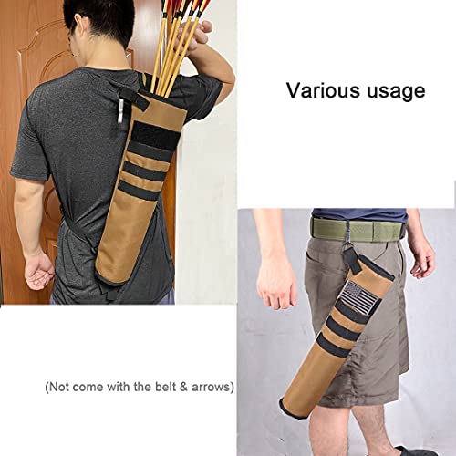 Bolsa de flechas plegable para evitar incómodos balanceos al tirar al blanco 6