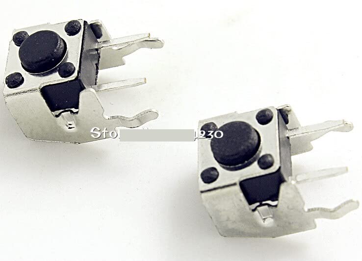 Switch tactile horizontal 6x4.3mm avec support pour micro-projets électroniques