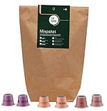 🌱 MIXPAKET: Eure Lieblingssorten in einem großen Paket: 33 x Lungo,33 x Espresso Forte und 34 x Crema Grande sorgen für Abwechslung in der Tasse. Dank langsamer, schonender Röstung entstehen die komplexen Aromen und der typisch kräftige CUP-VERDE-Geschmack.