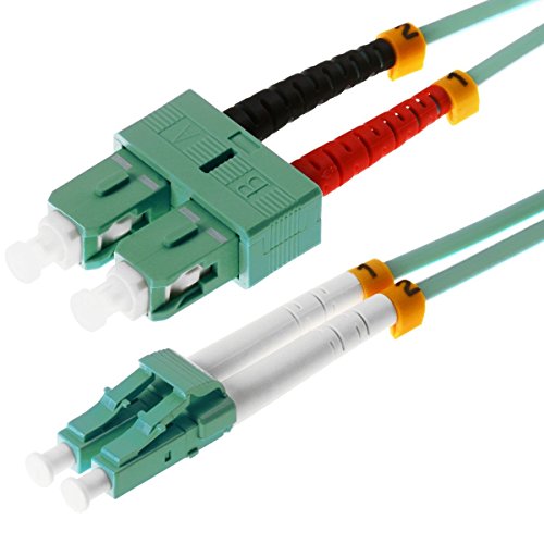 HELOS LWL CABLE DE RED LC/SC DUPLEX 50/125?M OM3 AQUA 2,0M