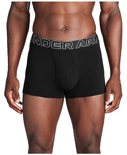 Under Armour Men's 3-Pack Performance Cotton Boxer Brief, 3