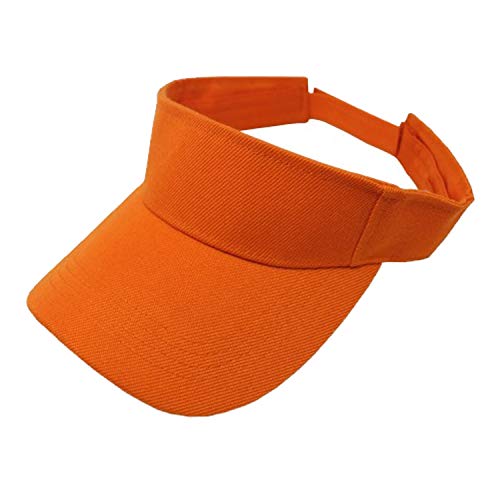 Qraftsy Sun Visor Adjustable Cap Hat Athletic Wear (Orange) #TOP7