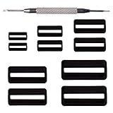 Senphyton 16mm 18mm 20mm 22mm 24mm Rubber Silicone Watch Band Watch Strap Keeper Retainer Holder...