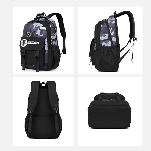 MITOWERMI Mochila para meninos para crianças, mochilas escolares para alunos do ensino fundamental,