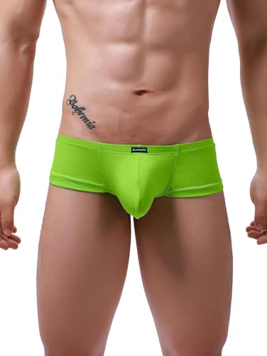 Men's T Back Low Waist Modal Cheeky Boxer Briefs Soft Stretchy Breathable Underwear2