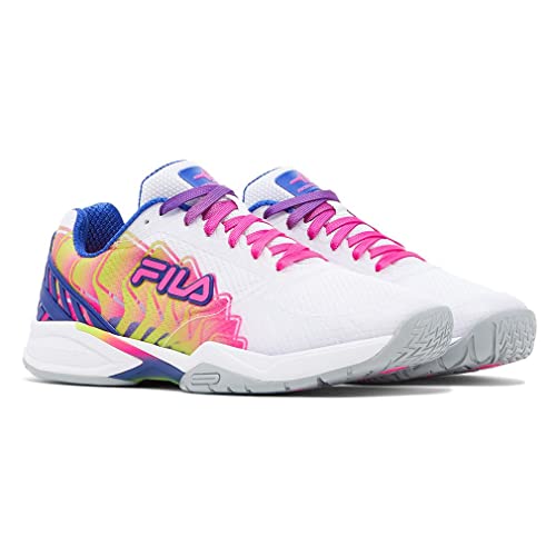 Fila Womens Volley Zone Pbf, Color: Wht/Kopk/Mblu, Size: 9 (5PM01794-149-9)2