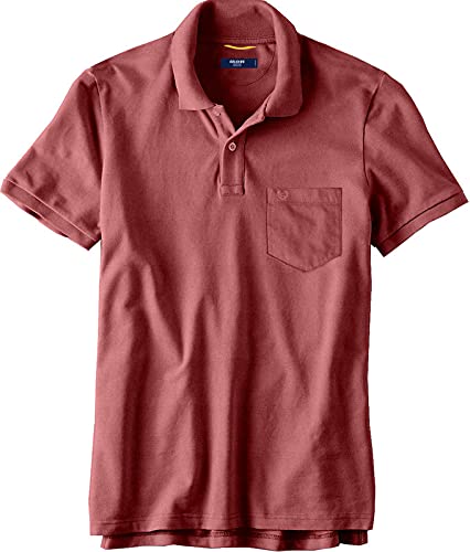 Image of Celsius Men's Half Sleeve Classic Solid Pique Polo with Pocket