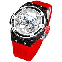 HEMUDU Luxury Crystal Mechanical Watches for Men and Women Skeleton Dial Sapphire Watch Brilliant Transparent Case