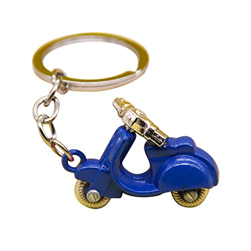Porte-clés moto poli brillant, pendentif en métal haut de gamme