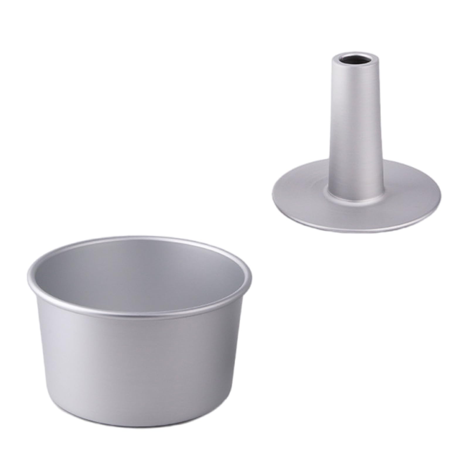 Nucelit Aluminum Alloys Round NonStick Cake Mold Round Cake Tins Cookie Pans with Removable Bottom Baking Accessories Mousses Mold
