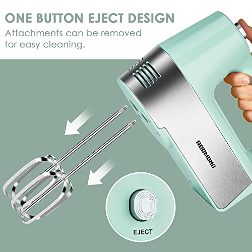 Buy REDMOND Hand Mixer Electric, 5Speed Hand Mixer with Measuring