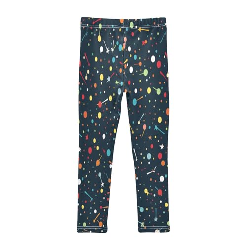 Toddler Girls Leggings Printed Yoga Pants Leggings Color Dots for Kids2