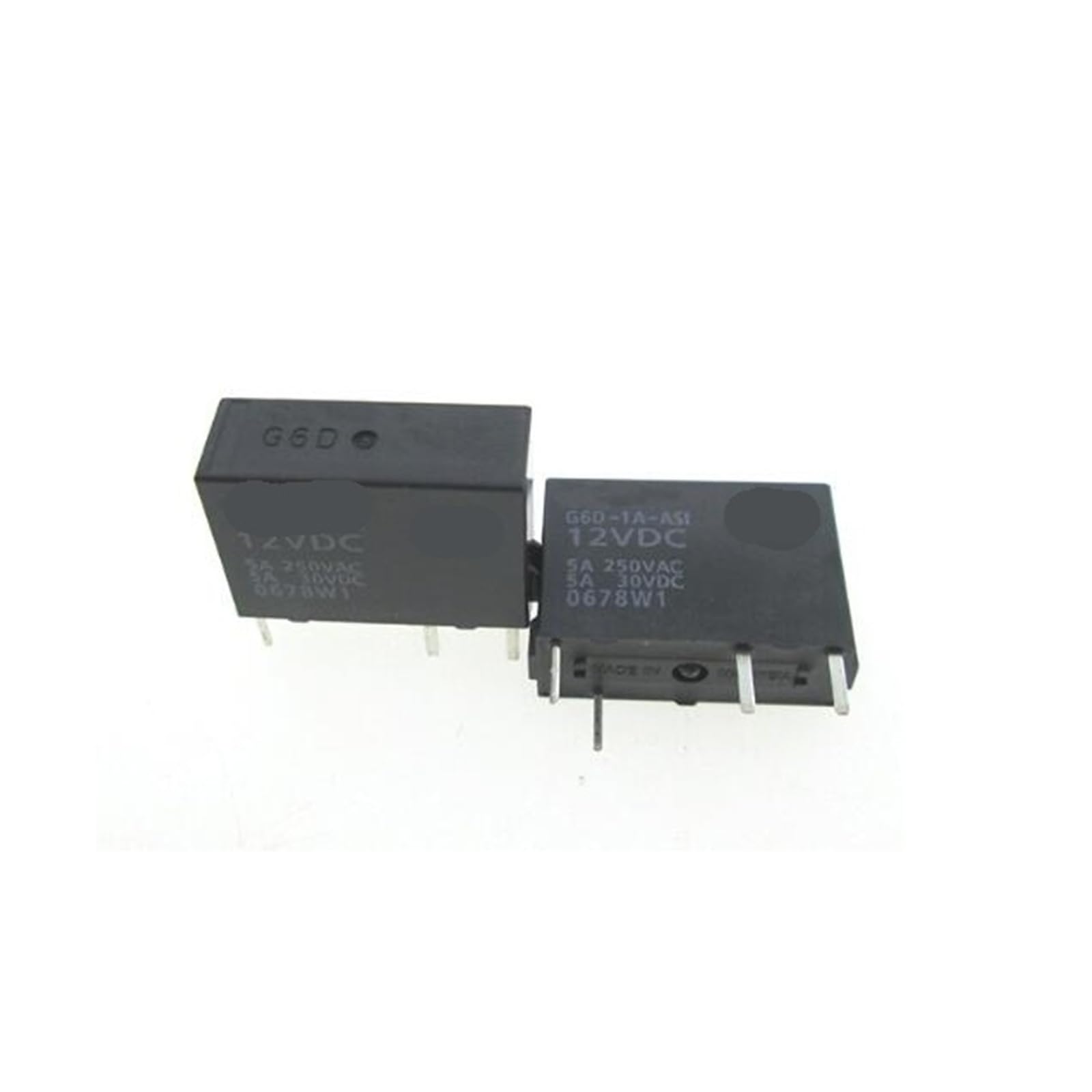 Relais 4 broches G6D1AASI DC12V 12VDC 5A composant domotique - 2