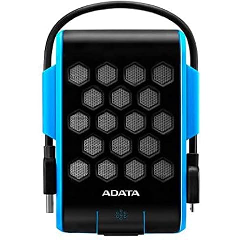 Disco duro externo ADATA AHD720-2TU3-CBL de 2 TB resistente al agua, al polvo y a impactos de grado militar IP68 Cover