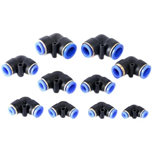 Conector de tubería PV-6mm para evitar fugas de aire en sistemas neumáticos de plástico