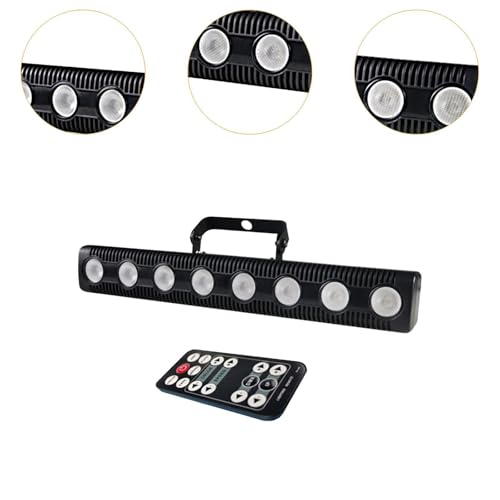 Luminária de Parede com 8 LEDs RGBW para Uso Interno