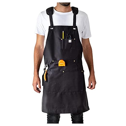 The First FR Canvas Welding Apron. Fire Resistant Safety Apron For Welding - The First Welding Apron To Follow NFPA Guidelines For Fire Retardant - Fire Retardant Apron -Safety Apron For Welders