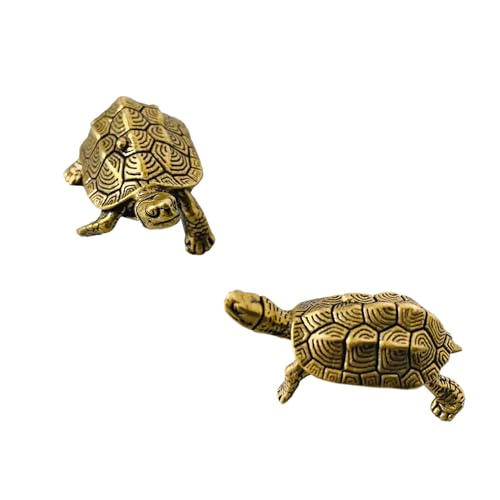 Figura Tortuga Vintage de Latón LESHOW miniatura 5