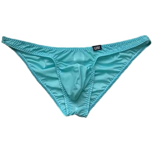 Men's Semi-transparent Sexy Low-rise Triangle Briefs Breathable Comfortable Bikini Underwear4