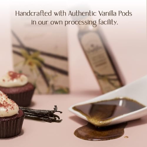 Goodness Vanilla 100% Natural Premium Vanilla Extract Liquid for Baking, Desserts, Whipped Cream & Frosting - 100 gm Each (Pack of 2)