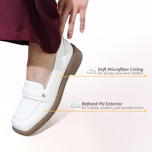 Image of YOHO Stella Loafers for Women | Comfortable & Stylish Bellies | Fashion Moccasins with Footpharma Footbed | Slip-on for Casual & Formal Wear | 002