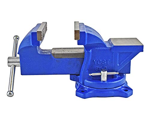 Yost Vises Tool 4-Inch Workshop Duty Bench Vise, Model Bv-4, With 120-Degree Swivel Base #TOP7
