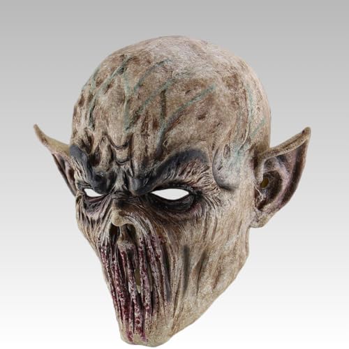 Mrxxjz Scary Realistic Halloween Mask for Adults - Alien, Zombie,
