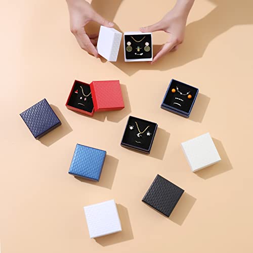 Viktorwan 24 Assorted Jewelry Gifts Boxes For Rings, Pendants, Earring, Necklaces, Cardboard Boxes With Padding For Christmas, Birthday, Anniversaries,Valentine’s Day, Mother’s Day And Other Festivals #TOP3