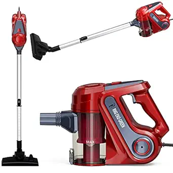 RNG EKO Green - 1000W Compact Multi-Function 20 KPA Cyclonic Power Home Vacuum Cleaner- (Metallic Red + Grey)