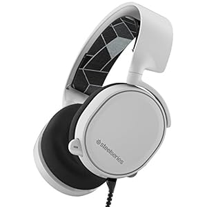 SteelSeries Arctis 3 Legacy Edition, All-Platform Gaming Headset for PC/Mac/PlayStation 4/Xbox One/Nintendo Switch/Mobile/VR – White (Renewed)