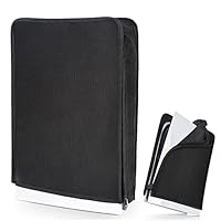 YOREPEK PS5 Cover, Soft Neat Dust Cover for PS5 Console with Lining Nylon , Anti Scratch Waterproof Cover for Playstation 5 Console Digital Edition and Regular Edition, Black