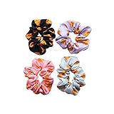 Happie Hare Scrunchies - Cotton Rounds Elastic Hair Bands - Scrunchy Hair Ties - Girls Hair Accessor