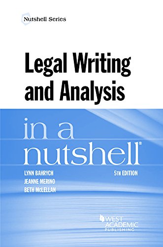 Legal Writing and Analysis in a Nutshell (Nutshells) (English Edition)