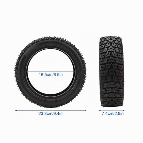 SUNGOOYUE Pneu Tubeless 10x2.75-6.5, Scooter électrique Tubeless 10 Pouces Remplacement de Pneu Hors Route pour Speedway 5 Dualtron 3 E Scooter
