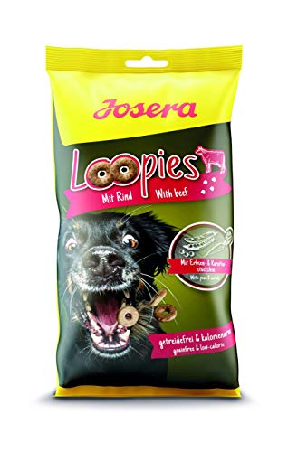 Josera Loopies avec bœuf | 11 x 150 g de nourriture complémentaire pour chien