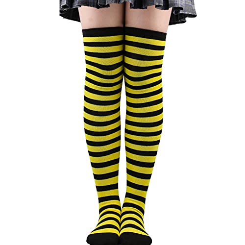 Rodason Bee Costume Kit Bee Antenna Headband Bee Striped Leg Warmers Knee And Gloves Halloween Bee Costume Accessories Cosplay Party Favors Yellow #TOP3