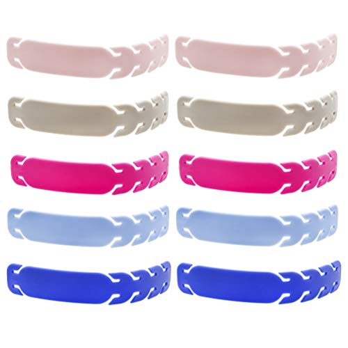 HEALLILY 10 Peças Extensor de Alça de Rosto Anti-Derrapante Gancho de Alça de Orelha 4 Artes Alça de