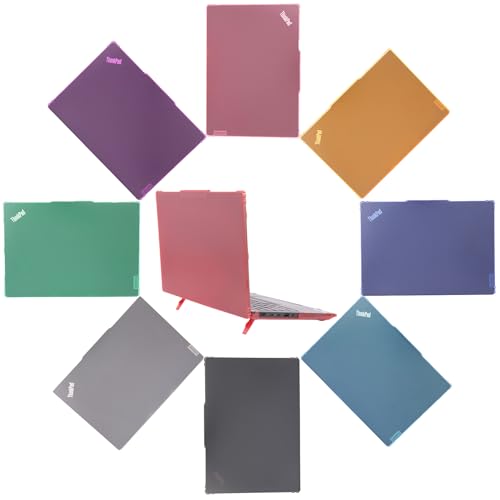 Coque rigide Lenovo ThinkPad E14 Gen 7 charnière 180 degrés rouge - 7