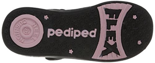 Pediped Girls Flex Isabella Mary Jane Flat, Black, 10-10.5 X-Wide Little Kid Us #TOP3
