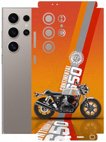Image of AtOdds - Full Body Back Screen Guard Protector Film - Lamination Wrap Skin Sticker Compatible with Samsung Galaxy S24 Ultra | Scratchproof Matte Finish (Bullet)