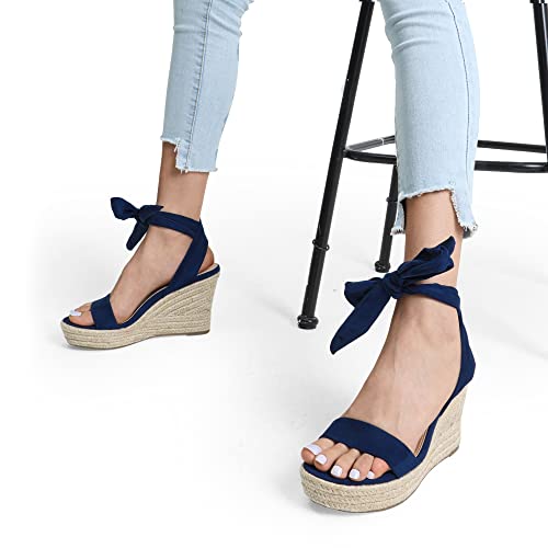 Image of DREAM PAIRS Women's Espadrille Wedge Sandals